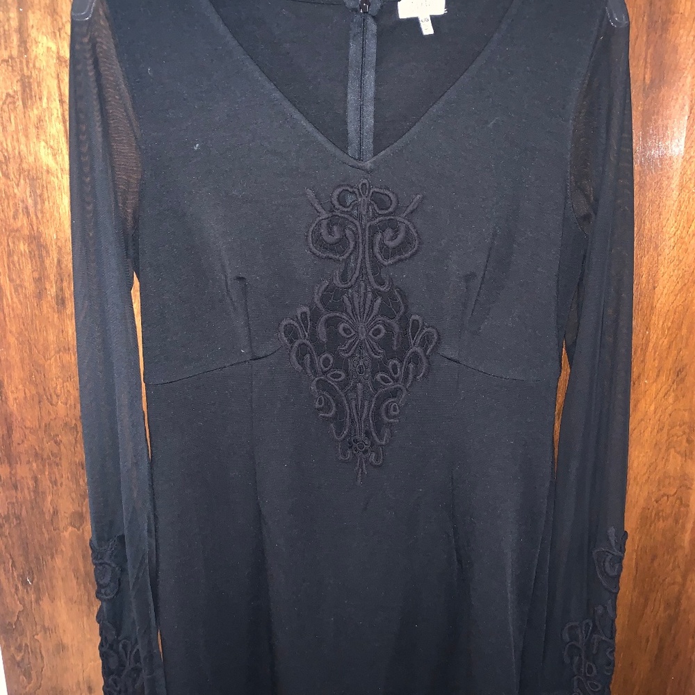 Black Bodycon Night Dress